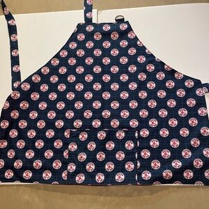 Boston Red Sox Blue and Red Patterned Barbeque Apron